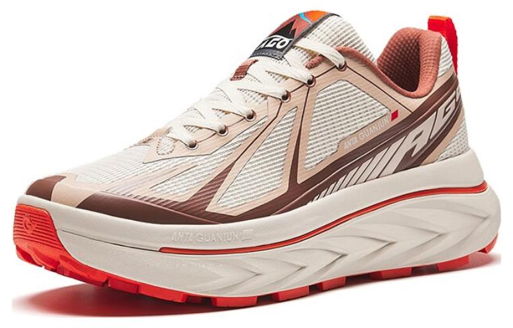 ANTA Running Series Sneakers 'Beige Brown Red' 912416606A-6