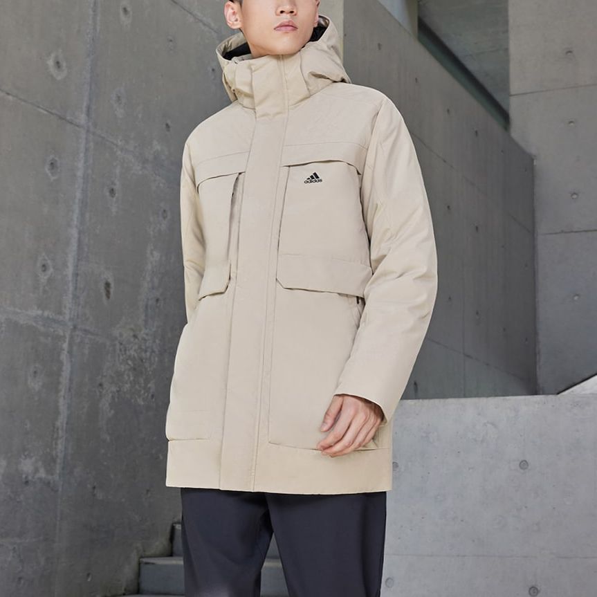 adidas Down Parka 'Beige' IV7554