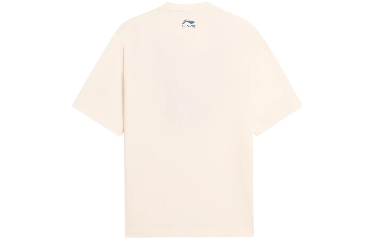Li-Ning x Disney Graphic Loose Fit T-shirt 'Beige' AHSS255-1
