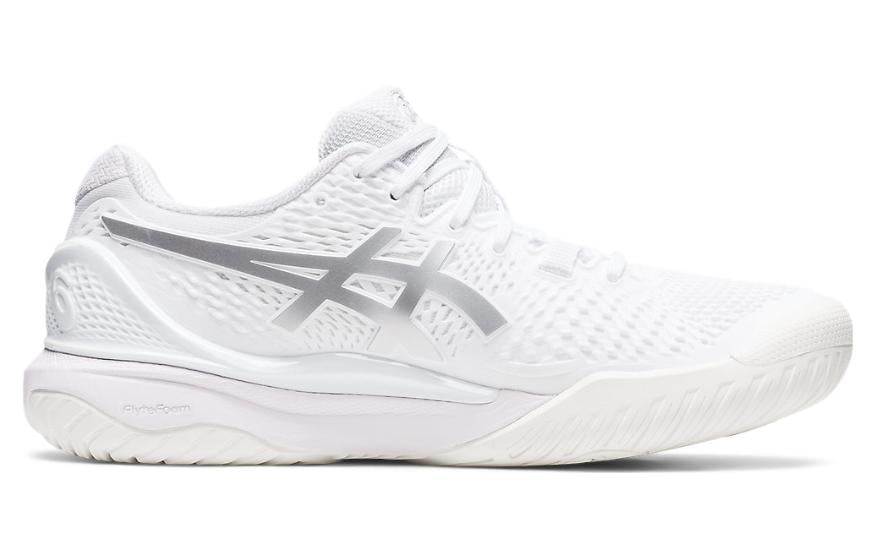 (WMNS) ASICS Gel Resolution 9 'White Pure Silver' 1042A208-100