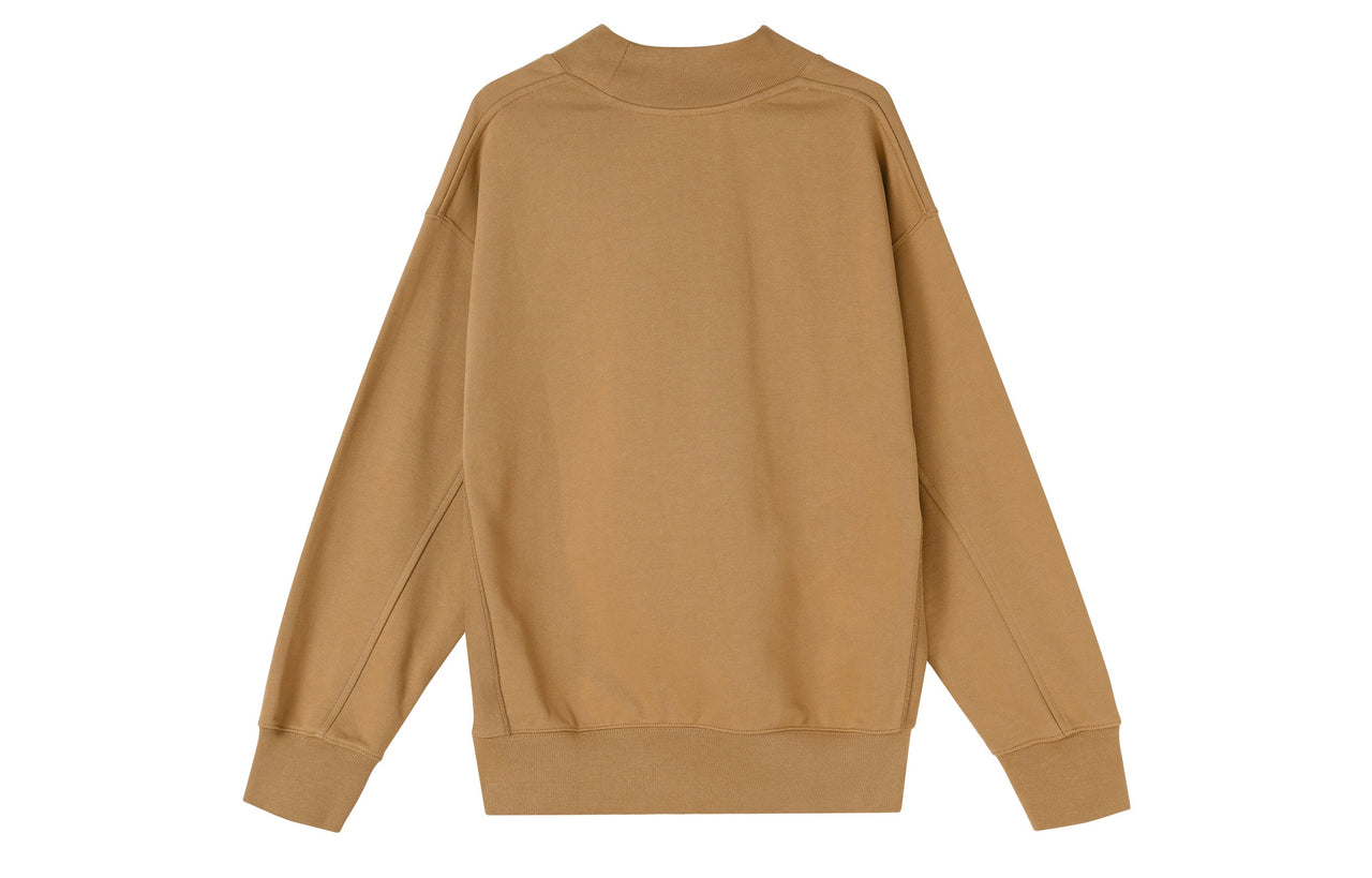 Nike Trend Capsule Series Logo Embroidered Sports Round Neck Pullover Brown DM5274-258