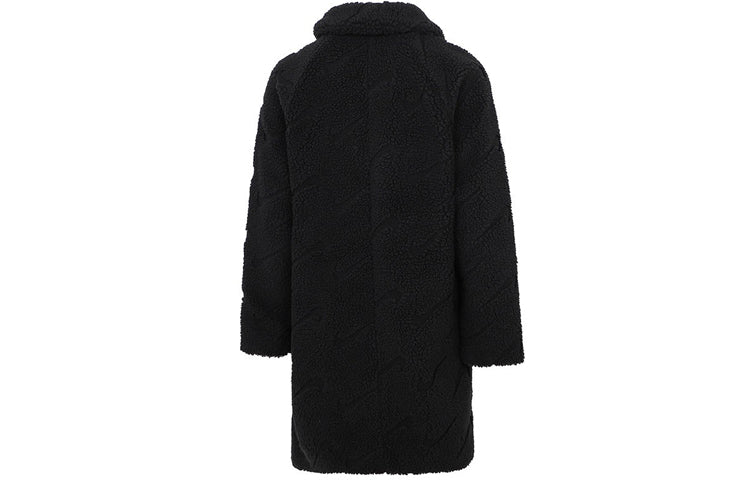 (WMNS) Nike Polar Fleece Casual Coat 'Black' DD5089-010