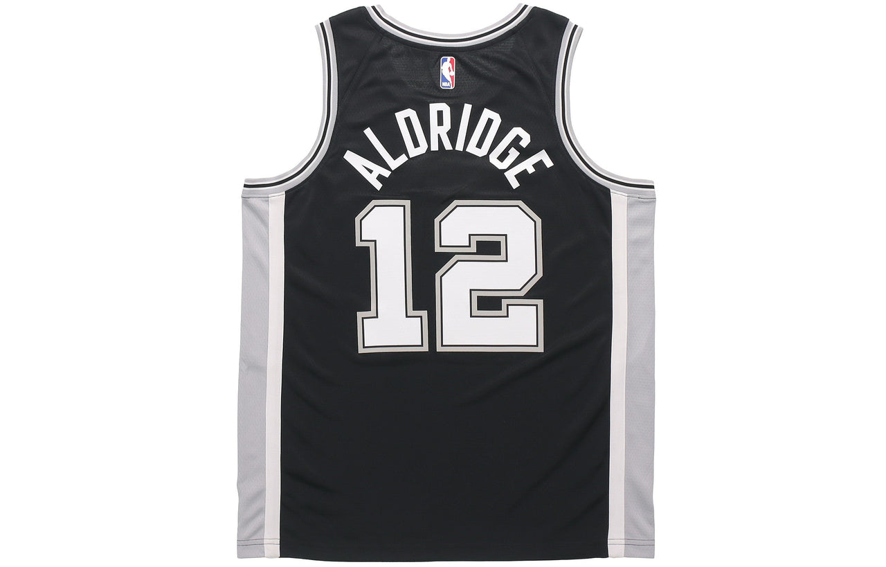 Nike NBA Jersey Basketball Jersey/Vest SW Fan Edition Aldridge Spurs No. 12 Team limited Black 864509-011