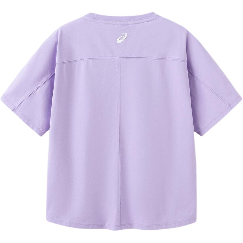 (GS) ASICS Logo T-Shirt 'Purple' 332241174016-508