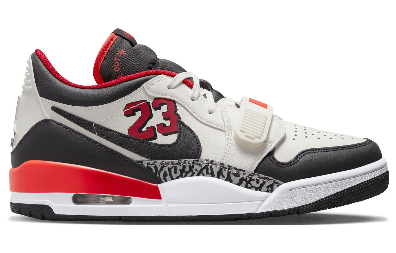 Air Jordan Legacy 312 Low '23 Sail Black Gym Red' FJ7221-101