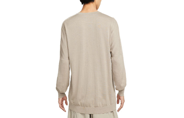Men's Nike ESC Series Every Stitch Series Solid Color Long Sleeves Round Neck Knitwear DH2675-230