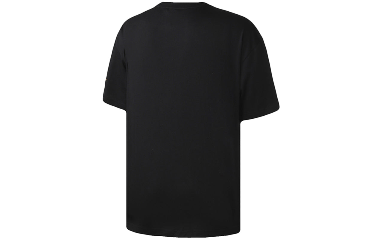 PUMA Culture MakerTee Alphabet Embroidered Loose Sports Round Neck Short Sleeve Black 598527-01