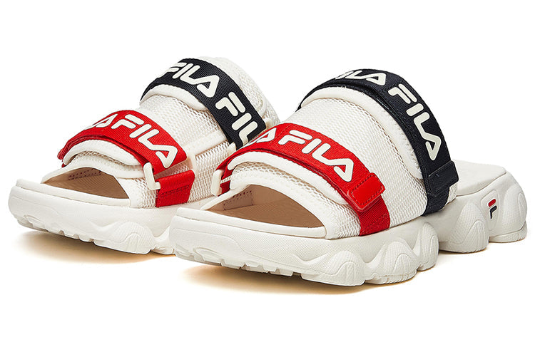 FILA Jagger Slippers White/Red/Black F12M024607FGD