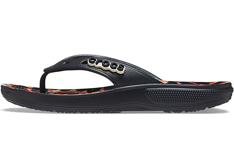 Crocs Classic animal Flip-Flops Unisex Leopard print 'Black Leopard' 207872-0CU