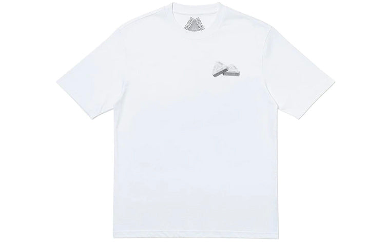PALACE SS20 Tri-Gaine T-Shirt White Back Large Triangle Short Sleeve Unisex P18TS121