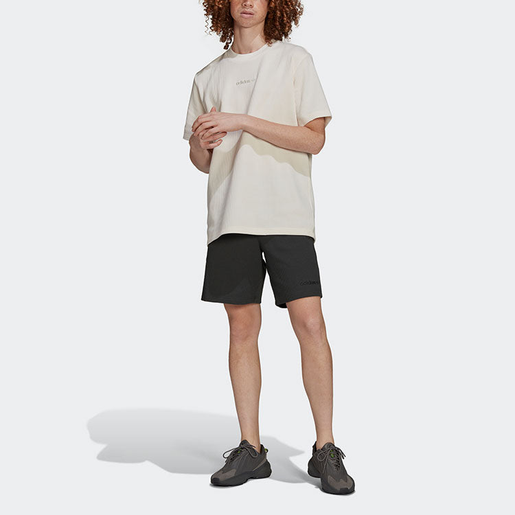 adidas originals Waffle Short Casual Breathable Running Sports Shorts Black HP0423