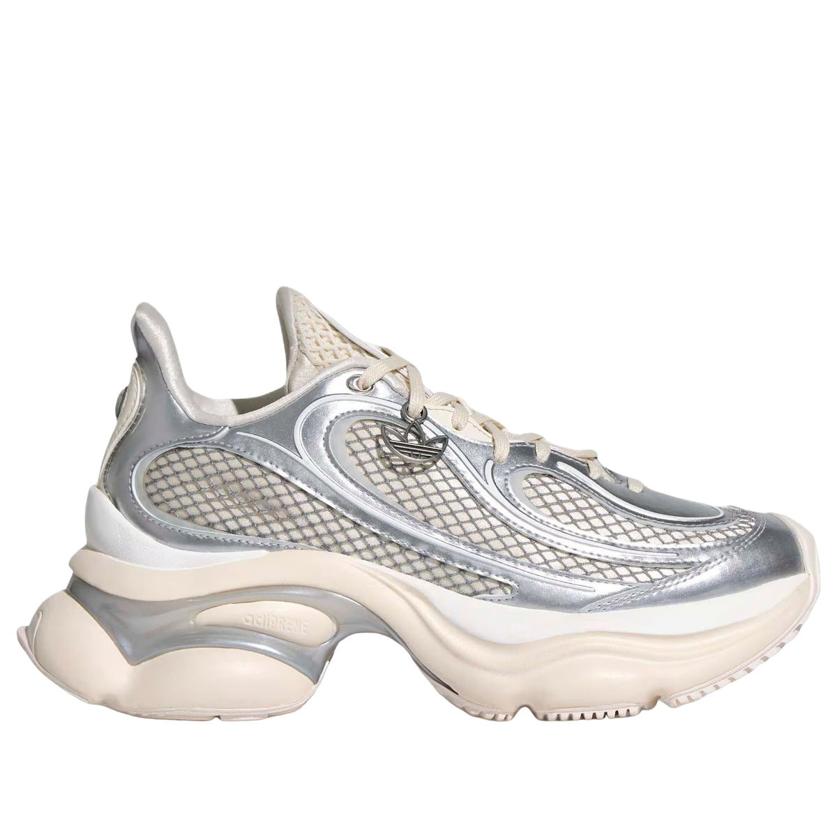 (WMNS) adidas Ozvenuz 'Silver Metallic Cloud White Chalk White' KK4675