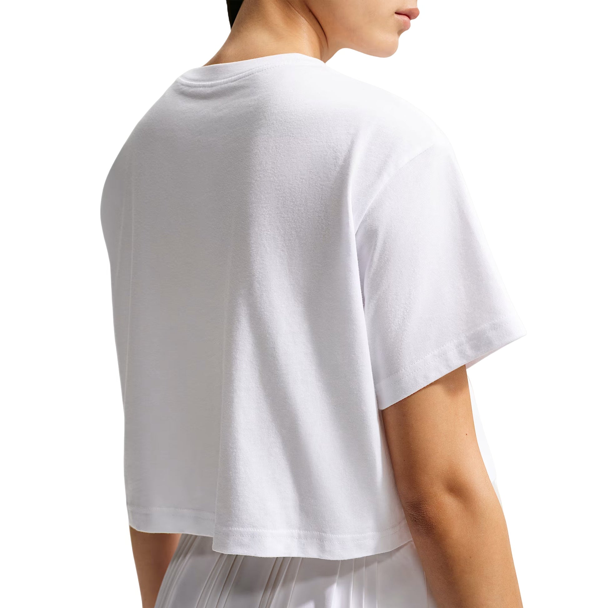 (WMNS) Nike Cropped T-Shirt 'White' IM0310-100