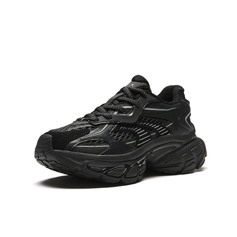(WMNS) ANTA Star Moon Dad Shoes 'Black White' 922418880-2