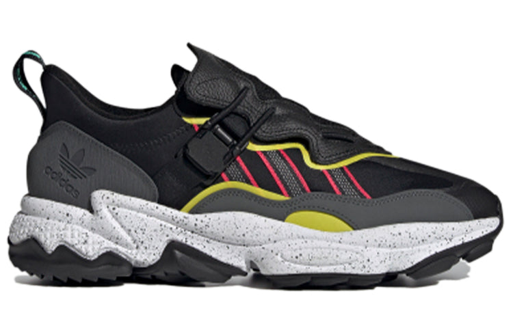 adidas originals Ozweego Flipshield 'Black White Yellow' FY5776
