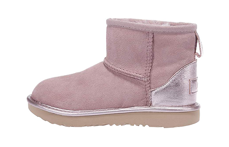 (GS) UGG Classic Mini Shine 'Pink Rose' 1130778K-RSGRY