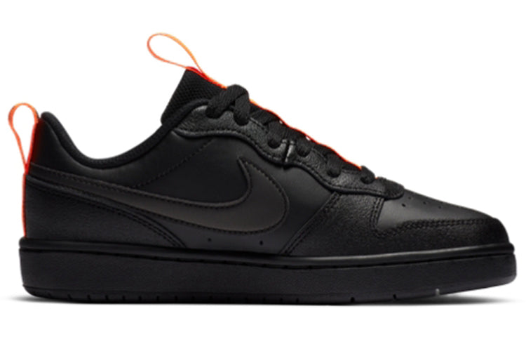 (GS) Nike Court Borough Low 2 SE 'Black Orange' CT3964-001