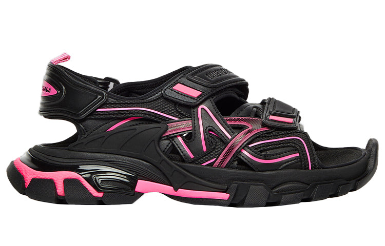 (WMNS) Balenciaga Track Sandal 'Black Pink' 617543W3AJ11050