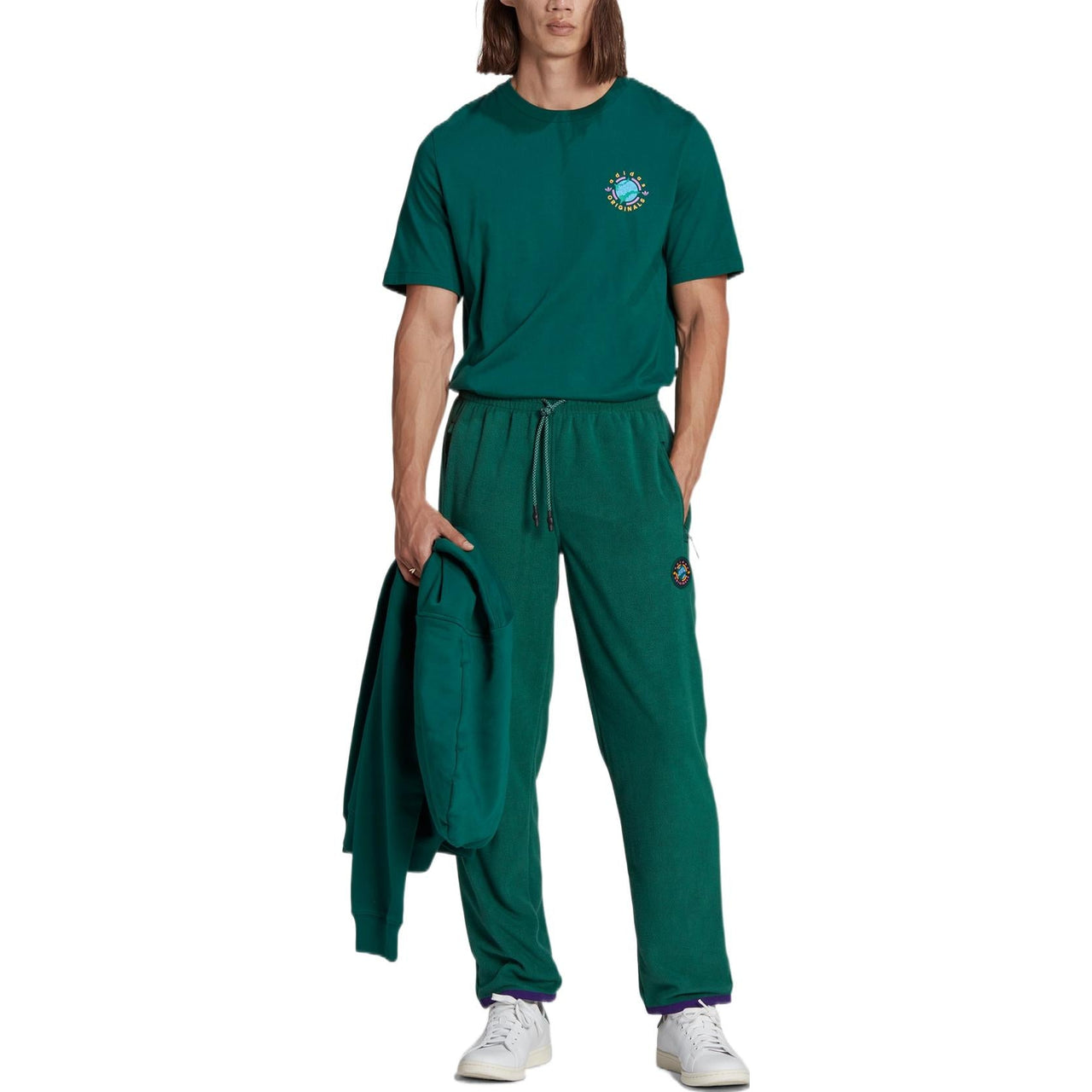 adidas originals Wander Hour Short Sleeve T-shirt 'Collegiate Green' II8471