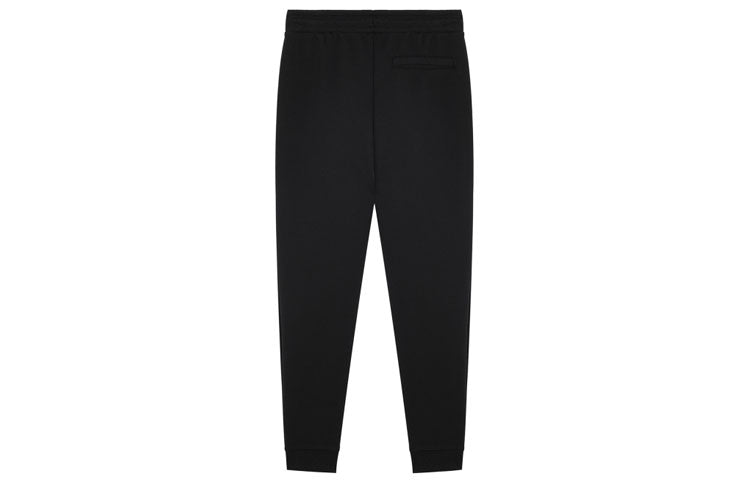 New Balance Essentials Stacked Logo Sweatpants 'Black White' MP13580-BK