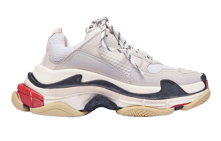 (WMNS) Balenciaga Triple S 'White Black Red' 2019 524037W09E19000