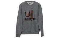 HERMES Sweatshirts Men Gray
