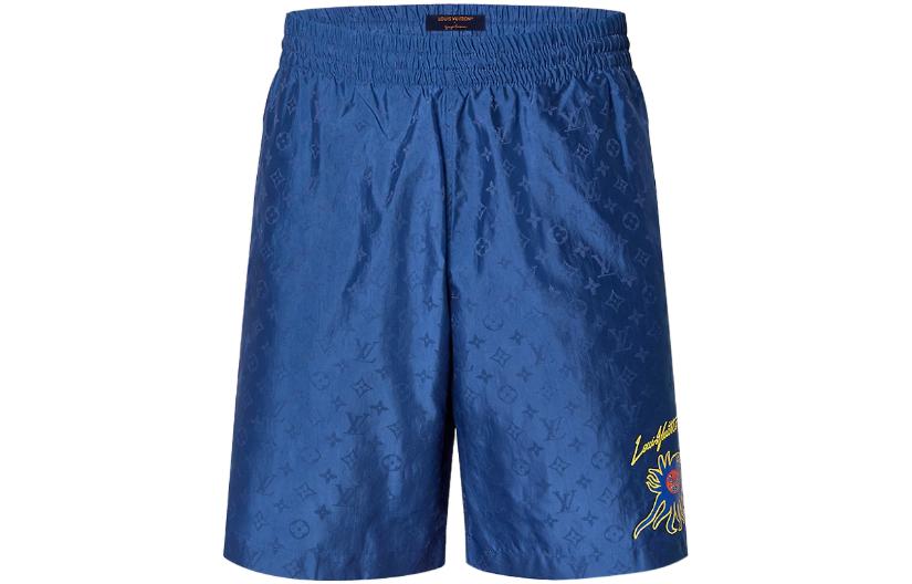 LOUIS VUITTON x Yayoi Kusama Louis Vuitton X Yayoi Kusama SS23 Beach Shorts Men's Blue