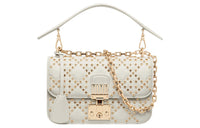 DIOR Sheepskin Shoulder Bag, Crossbody Bag, Handbag Trumpets Women's Milk White