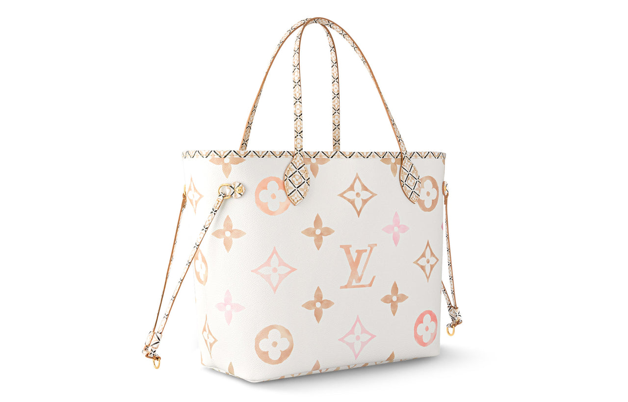 LOUIS VUITTON Neverfull Mm Beige