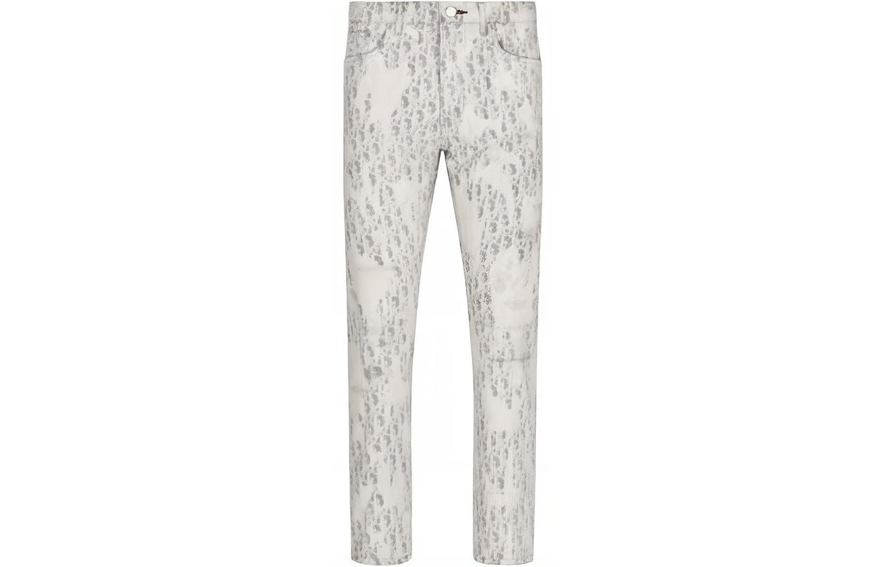 DIOR Allover DIOR Oblique Kasuri Denim Jeans