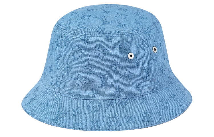 LOUIS VUITTON MONOGRAM DENIM Bucket Hats Unisex