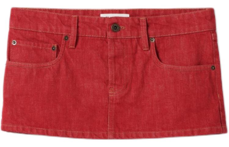 MIU MIU Casual Short Skirts Women's Red