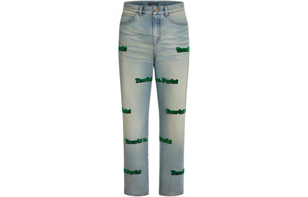 LOUIS VUITTON Tourist Vs Purist Tuffetage Denim Pants