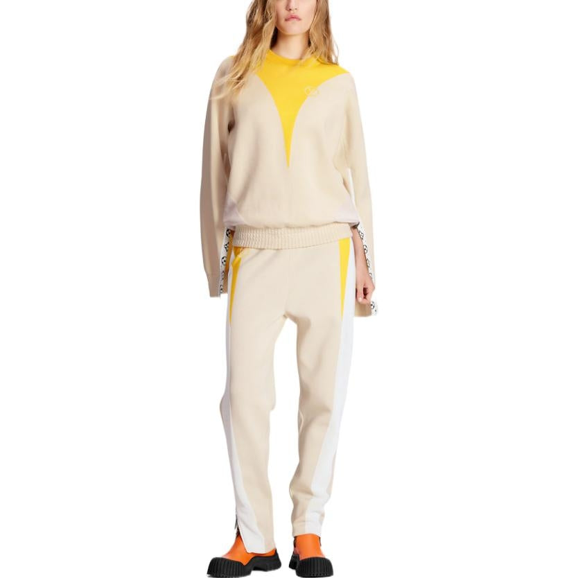 LOUIS VUITTON Open Sleeve Yellow Accent Sweater