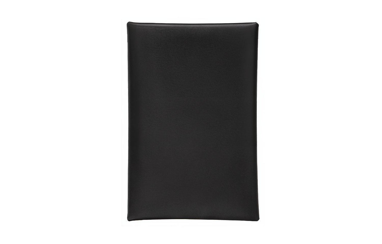 HERMES Calvi Box Calfskin Card Holder Unisex Black