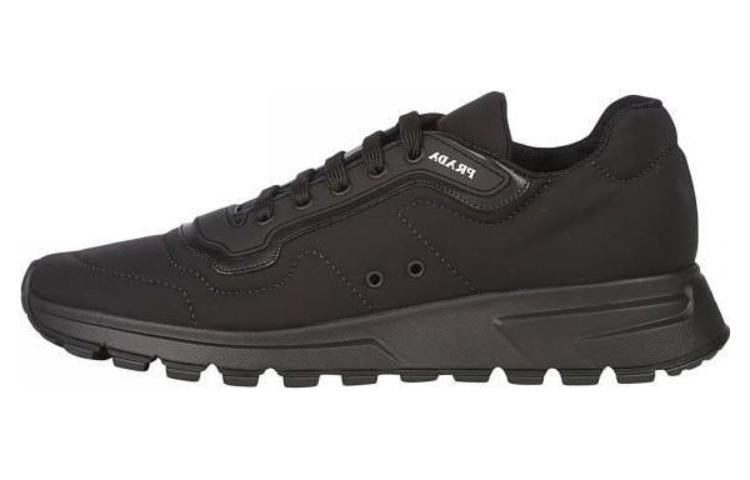 PRADA Cushioning Low-Top Casual Shoes Men's Black
