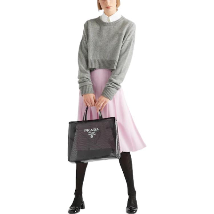 PRADA Cashmere Sweaters Women's Gray