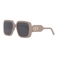DIOR Square Sunglasses Women's Nude Pink