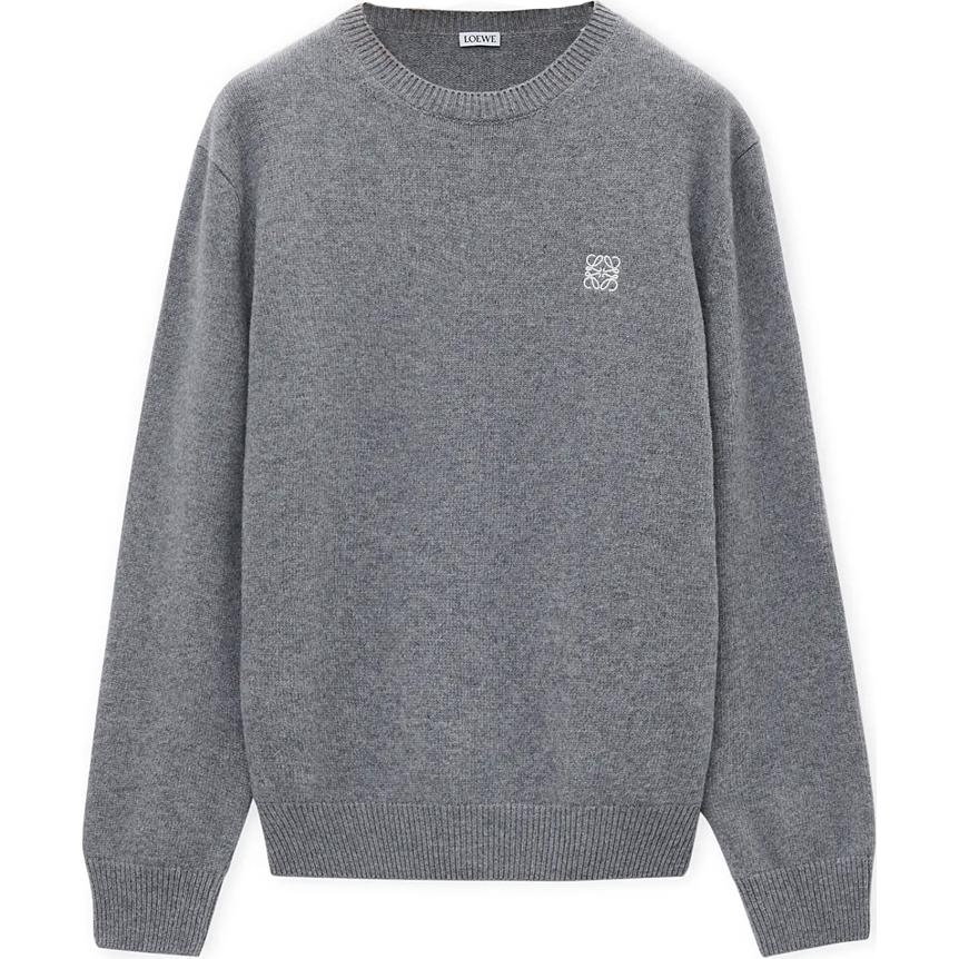 LOEWE Logo Embroidered Crewneck Jumper
