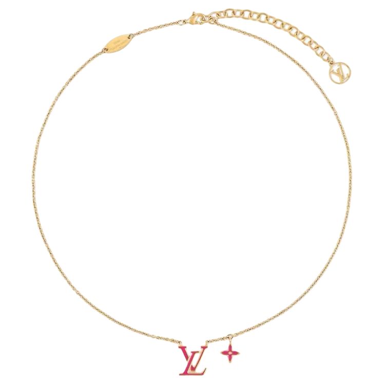 LOUIS VUITTON Lv Iconic Enamel Necklace