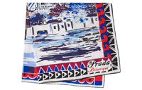 PRADA Pittoresque Paris Printed Foulard