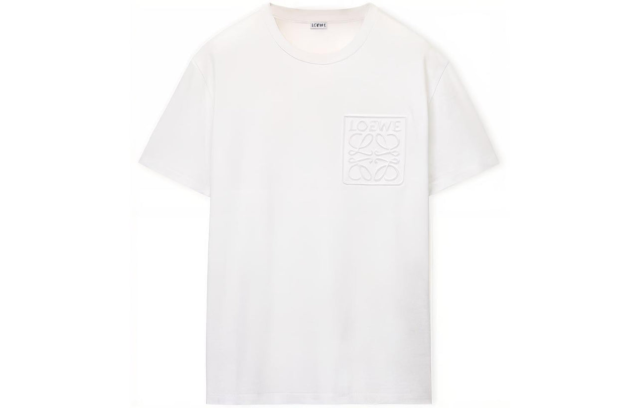 LOEWE Logo Embroidered Crewneck T Shirt