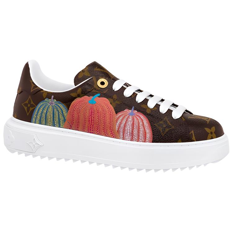 LOUIS VUITTON X Yk Academy Time Out Sneakers 'Brown Monogram With Icons' Women's