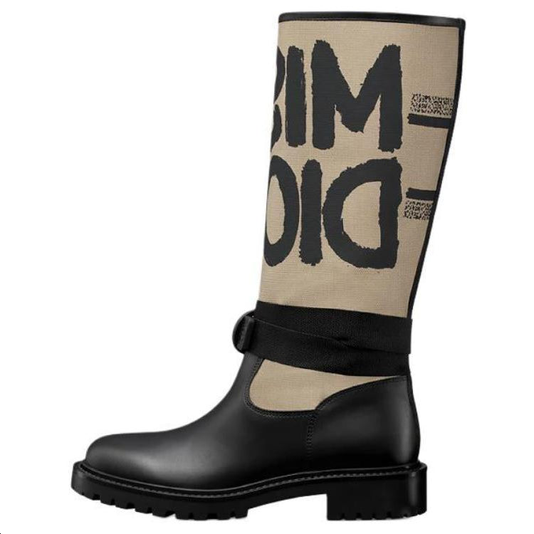 DIOR D Major Ankle Boots Women's Brown