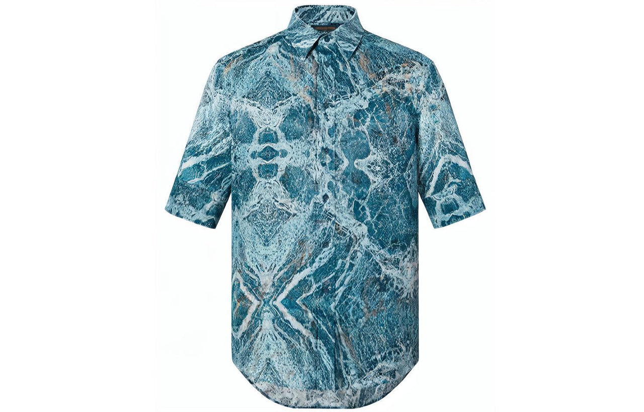 LOUIS VUITTON Shirt Men's Lake Blue