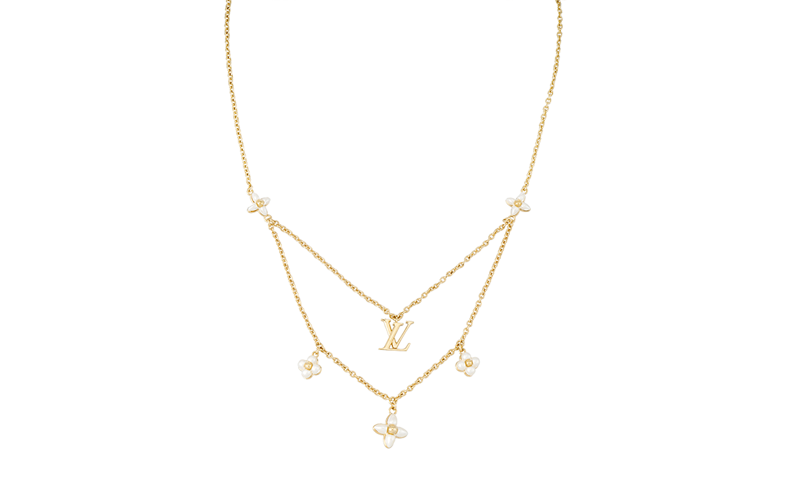 LOUIS VUITTON Lv Floragram Necklace