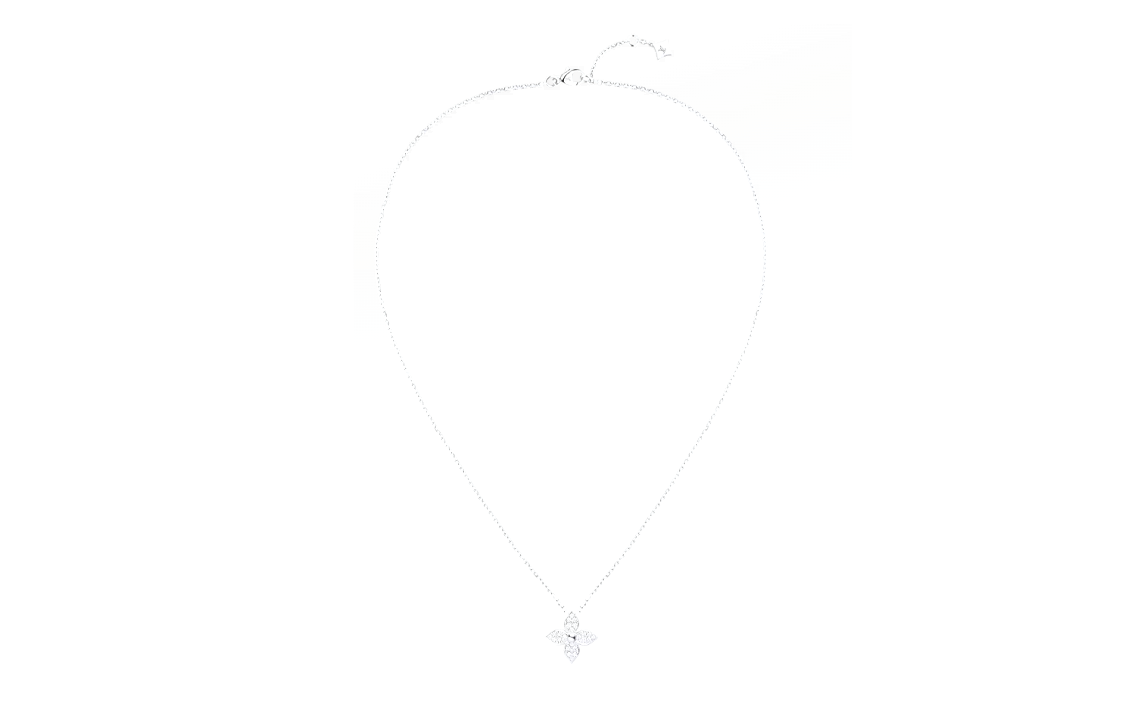 LOUIS VUITTON Idylle Blossom Pendant White Gold And Diamonds