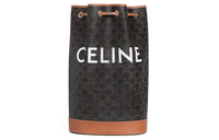 CELINE Triomphe Canvas Sailor Bag Bucket Bag Crossbody Bag Shoulder Bag Women's Tawny