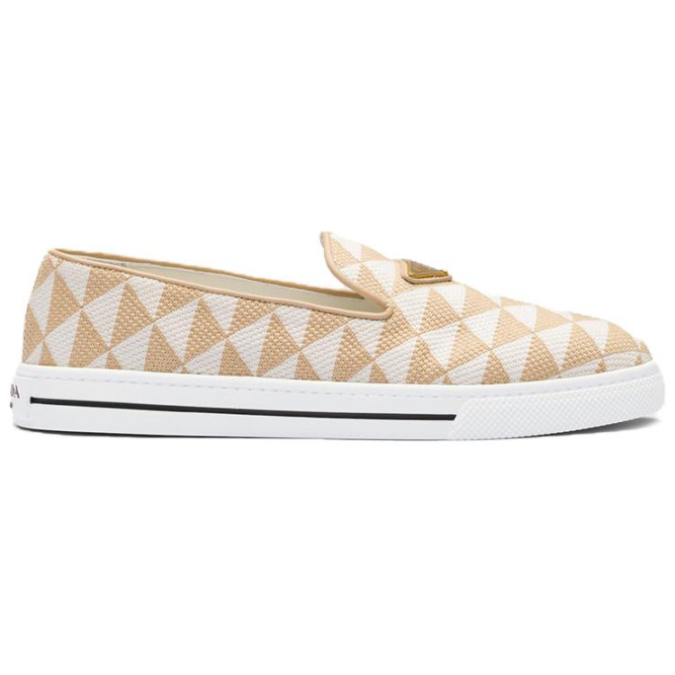 PRADA Women's Casual Shoes Women's Beige Pink White