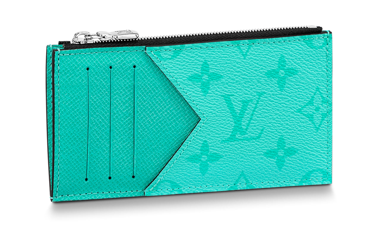 LOUIS VUITTON Coin Card Holder Miami Green